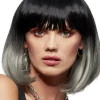 Smiffys Alien Black And Grey Wig> Halloween Wigs
