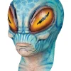 Ghoulish Productions Alien Tetz Deluxe Mask> Halloween Masks