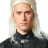 Costume Culture by Franco Ancient Prince Long Platinum Blonde Wig> Halloween Wigs