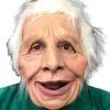 Zagone Studios Aunt Kathy Old Lady Premium Mask With Moving Mouth> Halloween Masks