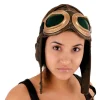 Elope Aviator Brown Flying Helmet> Halloween Hats