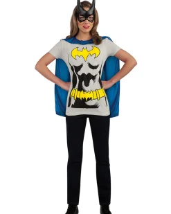 Rubies Batgirl Womens T Shirt Cape And Mask Accessory Set>Women Women's Costumes