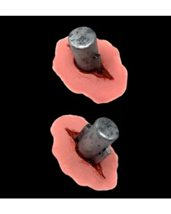 Tinsley Transfers Black Label Bolts Latex Wound></noscript> Halloween Accessories