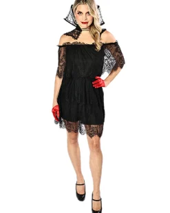* Black Lace Halloween Plus Size Womens Dress></noscript>Women Women's Costumes