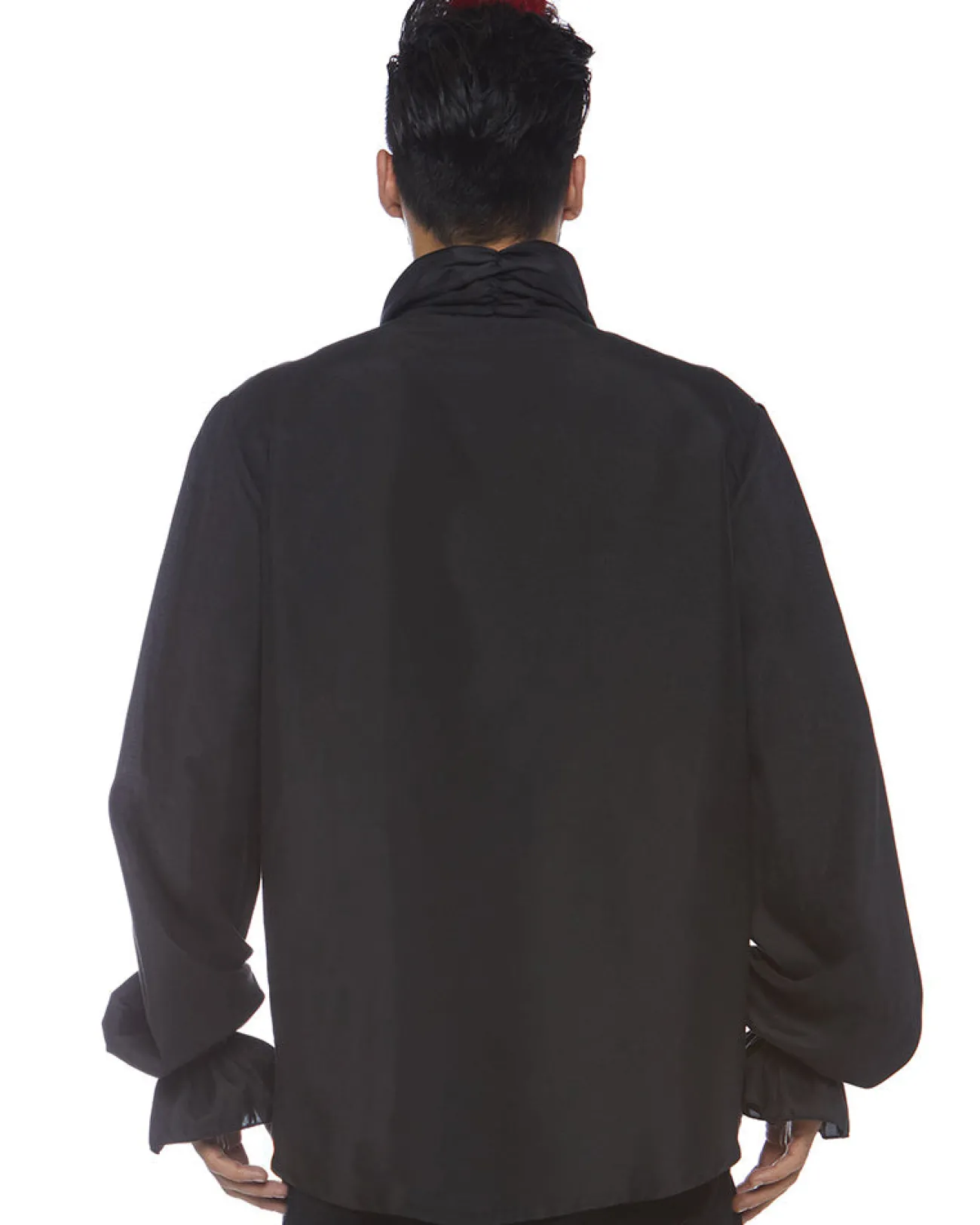 Leg Avenue Black Ruffle Front Shirt>Men Men's Costumes