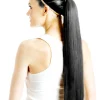 Allaura Wigs and Hair Black Wrap Around 60Cm Deluxe Ponytail> Broken Dolls