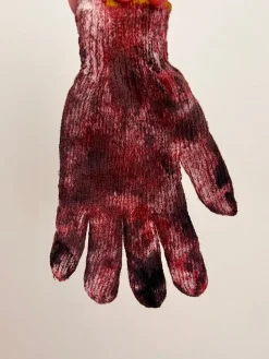 ForensicFX Studios Bloody, Dirty Work Gloves Prop> Halloween Accessories