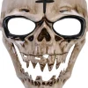 Tomfoolery Bone Horror Half Mask> Halloween Masks