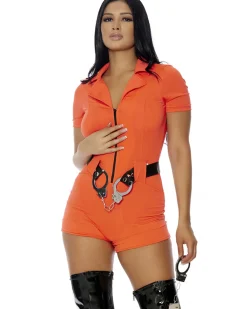 Forplay Booked Inmate Womens Costume><noscript><img width=