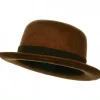 Elope Brown Bowler Adult Hat> Halloween Hats