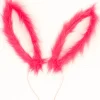 Tomfoolery Bunny Ears With Pink Plush And Netting> Halloween Hats