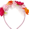Pink Poppy Butterfly Floral Headband> Halloween Hats