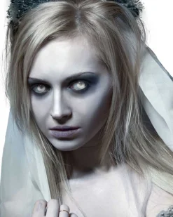 Tomfoolery Caged Primal 14Mm White Contact Lenses></noscript> Halloween Accessories