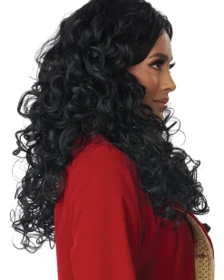 California Costumes Captain Hook Curly Black Wig></noscript> Halloween Wigs