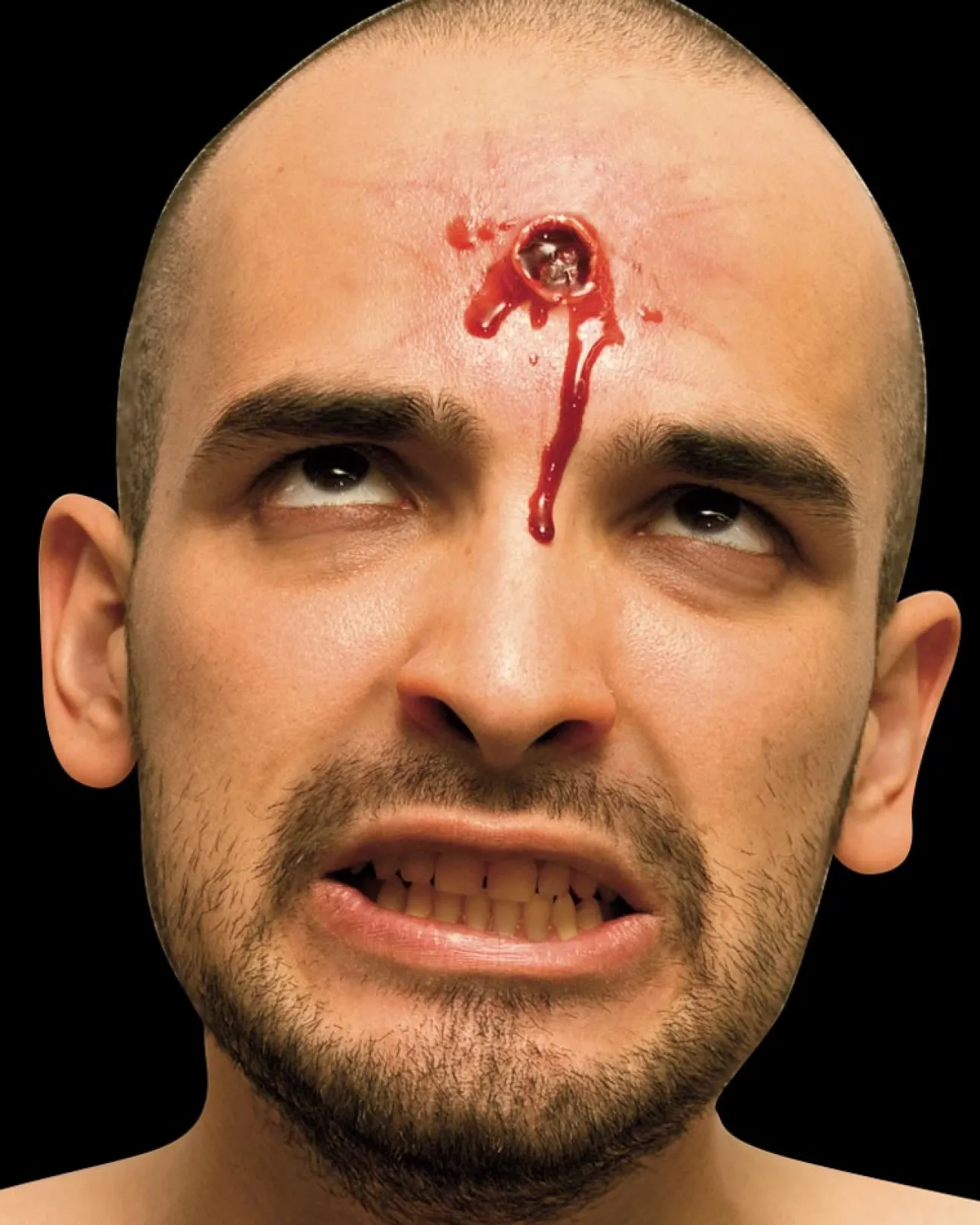 Ghoulish Productions Crazy Shot Prosthetic> Halloween Accessories