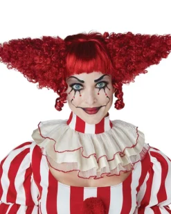 California Costumes Creepy Clown Red Wig> Halloween Accessories