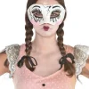 Amscan AU Creepy Doll Eye Mask> Halloween Masks