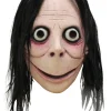 Ghoulish Productions Creepy Pasta Momo Mask> Halloween Masks