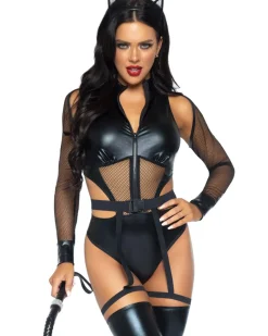 Leg Avenue Criminal Kitty Womens Costume><noscript><img width=