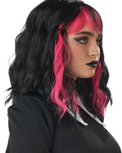 California Costumes Cute N Crafty Short Pink Wig><noscript><img width=