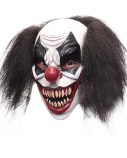 Ghoulish Productions Darky The Clown Deluxe Mask With Hair> Halloween Masks