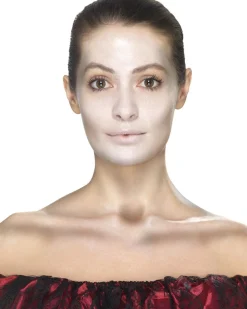 Smiffys Day Of The Dead Face Tattoo Transfers Kit Black And Red><noscript><img width=