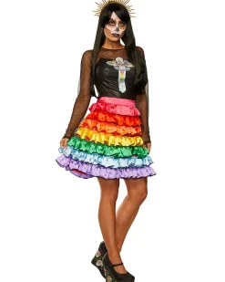 Seeing Red Day Of The Dead Womens Costume>Women Women's Costumes