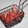 ForensicFX Studios Deep Fried Severed Fingers In Metal Fryer Basket Prop> Halloween Accessories