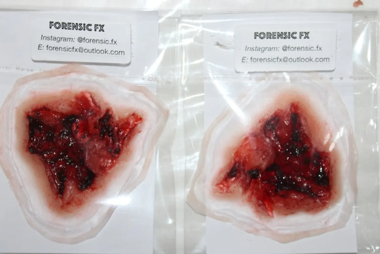 ForensicFX Studios Deep Gauged Out Eye Prosthetic> Halloween Accessories