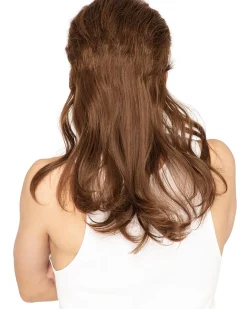 * Deluxe Brown Mullet Wig></noscript> Halloween Wigs