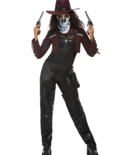 Smiffys Deluxe Dark Spirit Western Cowgirl Womens Costume>Women Women's Costumes