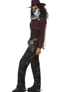 Smiffys Deluxe Dark Spirit Western Cowgirl Womens Costume></noscript>Women Women's Costumes
