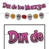 Beistle Dia De Los Muertos Streamer Set 1.67M> Day Of The Dead