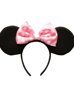 Rubies Disney Minnie Mouse Ears Headband With Pink Bow> Halloween Hats