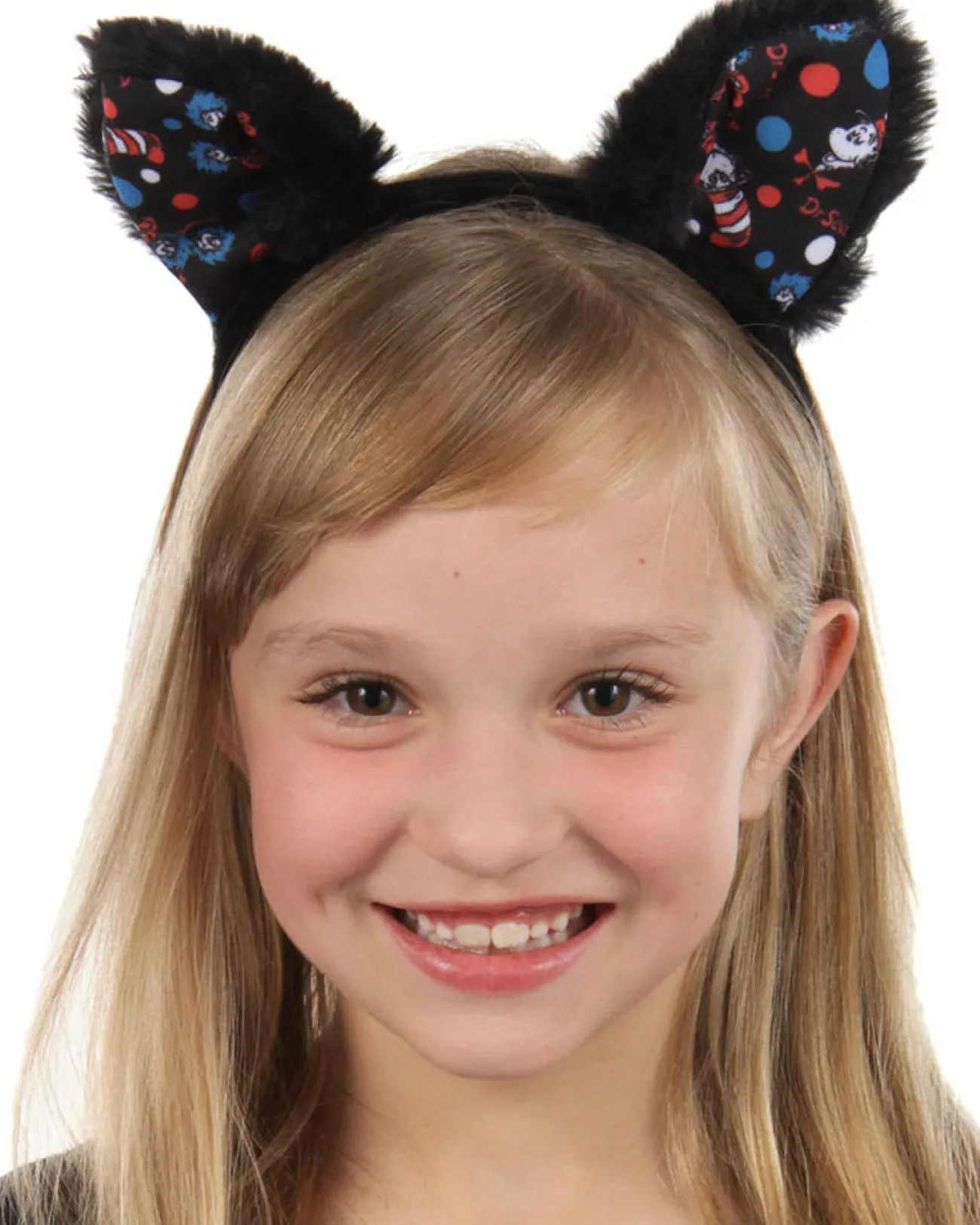 Elope Dr Seuss The Cat In The Hat Pattern Ears Headband> Halloween Hats