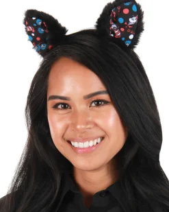 Elope Dr Seuss The Cat In The Hat Pattern Ears Headband><noscript><img width=