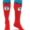 Elope Dr Seuss Thing 1 And 2 Adult Socks> Halloween Hosiery