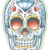 Tinsley Transfers El Jugador Day Of The Dead Temporary Tattoo> Day Of The Dead