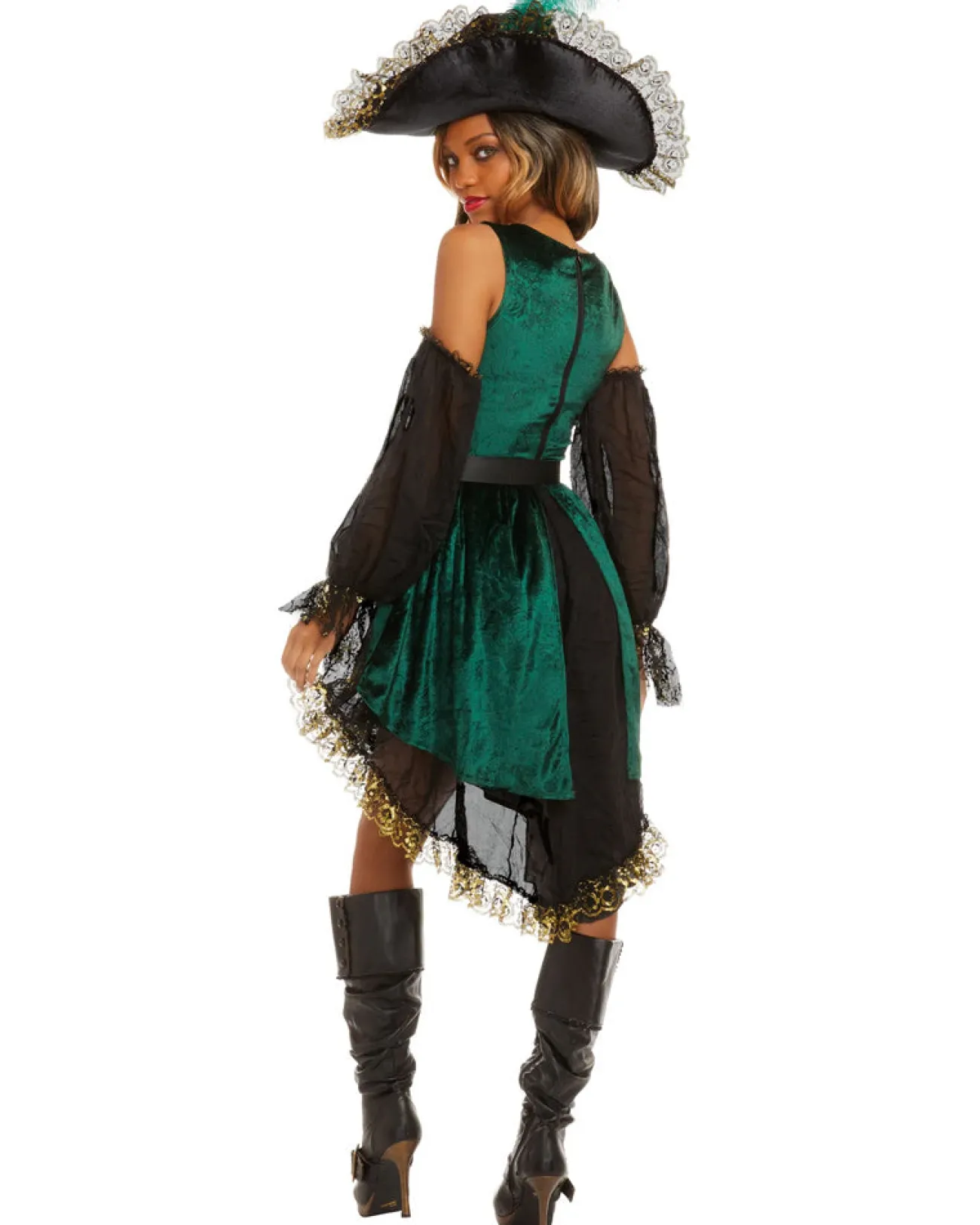 Dreamgirl International Emerald Pirate Womens Costume>Women Women's Costumes