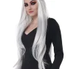 California Costumes Extra Long Cosplay White Wig> Ghosts &Amp; Reapers