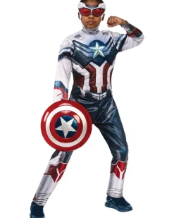 Rubies Falcon And The Winter Soldier Captain America Deluxe Kids Costume>Kids Kids Costumes