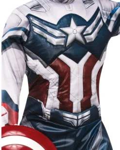 Rubies Falcon And The Winter Soldier Captain America Deluxe Kids Costume>Kids Kids Costumes