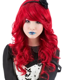 Rockstar Wigs Farrah Siren Red Premium Wig><noscript><img width=