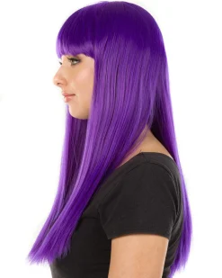 * Fashion Deluxe Amethyst Purple Long Wig><noscript><img width=