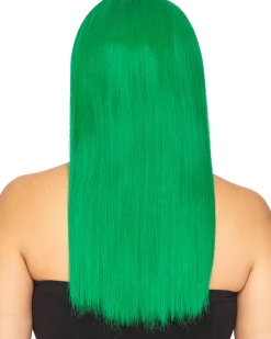 * Fashion Deluxe Emerald Green Long Wig><noscript><img width=