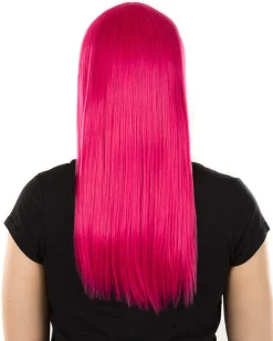 * Fashion Deluxe Fuschia Pink Long Wig><noscript><img width=