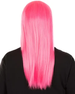* Fashion Deluxe Neon Pink Long Wig><noscript><img width=