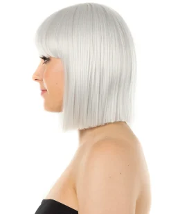 * Fashion Deluxe Silver Bob Wig><noscript><img width=
