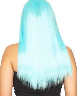 * Fashion Deluxe Soft Teal Long Wig><noscript><img width=