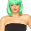 * Fashion Deluxe Spearmint Green Bob Wig> Halloween Wigs